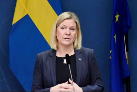 ▲瑞典首相玛格达莱娜·安德松 资料图