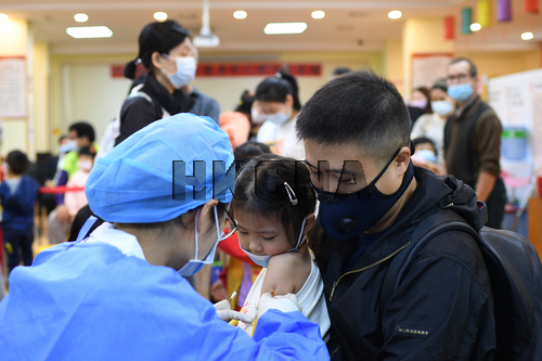 組圖：廣州3-11歲人群新冠病毒疫苗接種工作有序開展